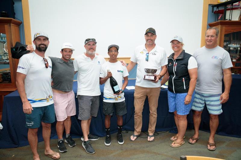 1st Place, 2019 Melges 24 North American Champions - Lucky Dog/Gill Race Team: Travis Weisleder, Mike Buckley, George Peet, John Bowden and Chewy Sanchez - 2019 Melges 24 North American Championship - photo © Bill Crawford - Harbor Pictures Company