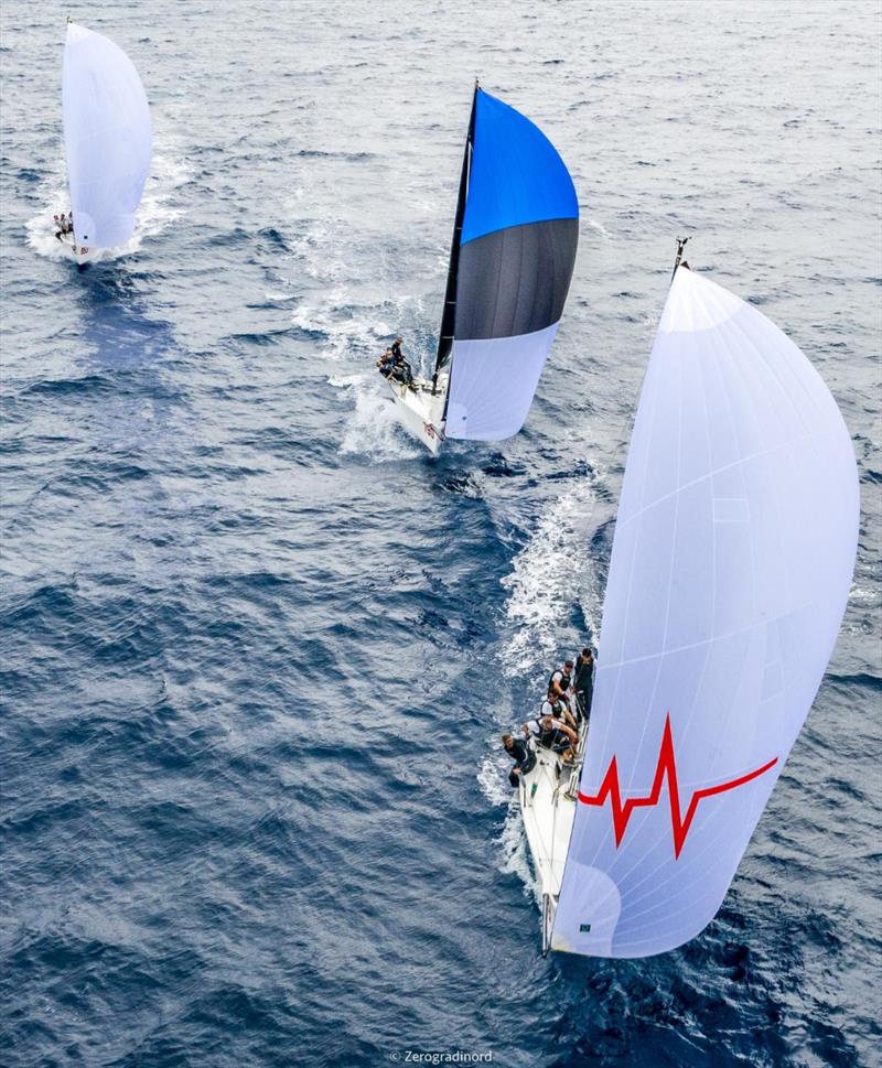 Corinthian crew of Marco Zammarchi's Taki 4 ITA778 (1-5-3 today) climbs up to third place in the general standings and is the leader of Corinthian ranking followed by Tõnu Tõniste's Lenny EST790 (6-9-5 today) - 2019 Melges 24 Pre-Worlds - photo © IM24CA/Zerogradinord