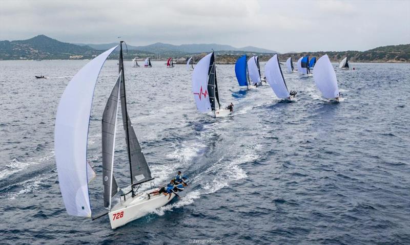 Day Two of the Melges 24 Pre-worlds in Villasimius  photo copyright IM24CA/Zerogradinord taken at  and featuring the Melges 24 class