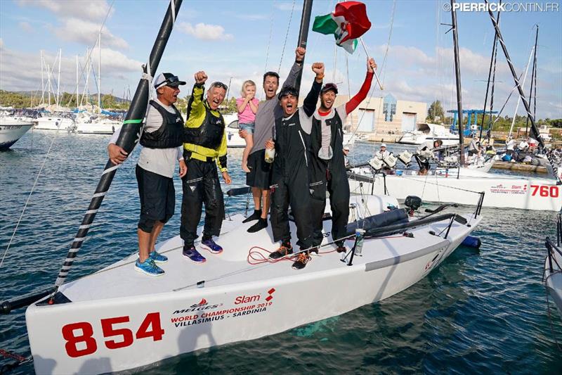 2019 Melges 24 World Champion - Maidollis ITA854 - Carlo Fracassoli, Enrico Fonda, Gianluca Perego, Stefano Lagi, Matteo Ramian photo copyright Pierrick Contin / IM24CA taken at Lega Navale Italiana and featuring the Melges 24 class