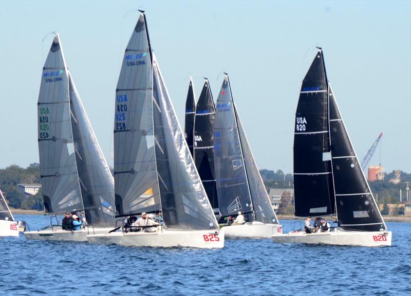 Bora Gulari [USA820] with his crew of Kyle Navin, Norman Berge, Ian Liberty and American Magic's CEO/Skipper Terry Hutchinson stood second with a 4-5-1-2-2 record and 14 points. - photo © Talbot Wilson