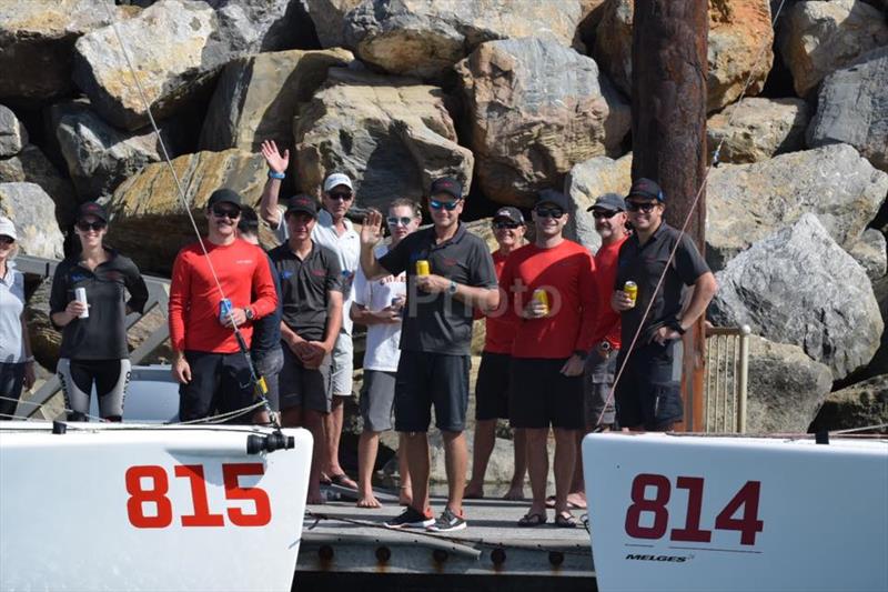 Dockside beers is always a popular part of the 2020 Melges 24 SA State Championships - photo © Ally Graham