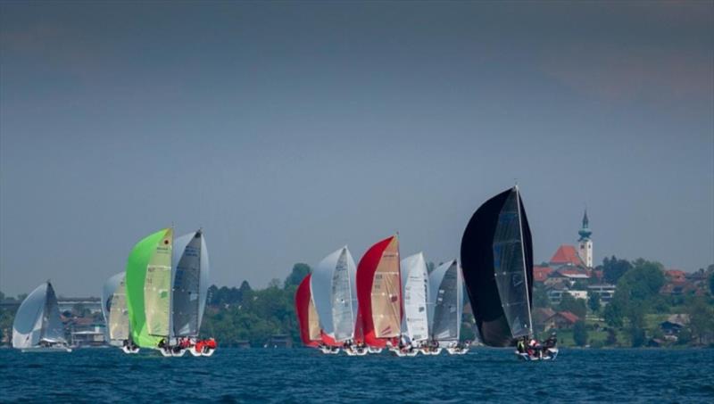 Melges 24 regatta in Kammersee on Attersee photo copyright Segelclub Kammersee taken at  and featuring the Melges 24 class