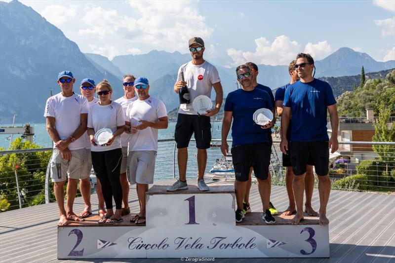 Corinthian Top 3 of the 2020 Melges 24 European Sailing Series Event #1 in Torbole, Italy - photo © Zerogradinord / IM24CA