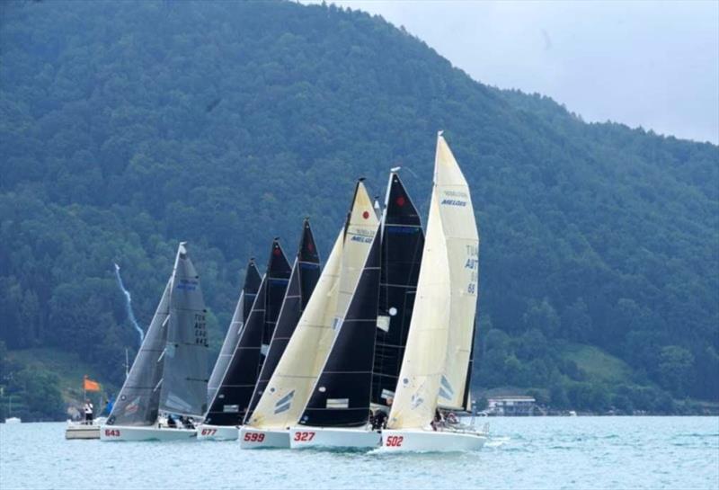 AUT 502 of Anna Luschan was second at the 2020 Melges 24 European Sailing Series Event #2 in Attersee, Austria photo copyright Francesca Rossetto taken at  and featuring the Melges 24 class