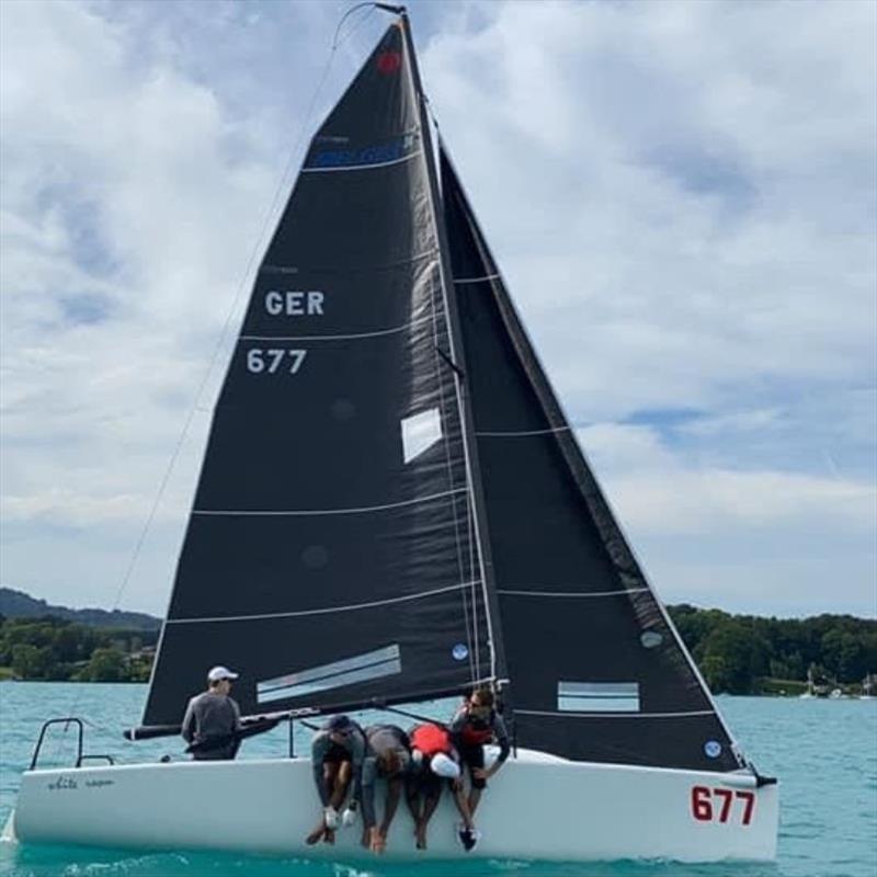 White Room GER677 of Michael Tarabochia - 2020 Melges 24 Austrian Champion at the Melges 24 European Sailing Series Event #2 in Attersee, Austria photo copyright Segelclub Kammersee taken at  and featuring the Melges 24 class