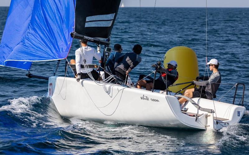 White Room GER677 of Michael Tarabochia with Luis Tarabochia at the helm was victorious in Corinthian division, completing the overall podium as third at the Melges 24 European Sailing Series Event #3 in Portoroz, Slovenia photo copyright Zerogradinord / IM24C taken at Yacht Club Marina Portorož and featuring the Melges 24 class