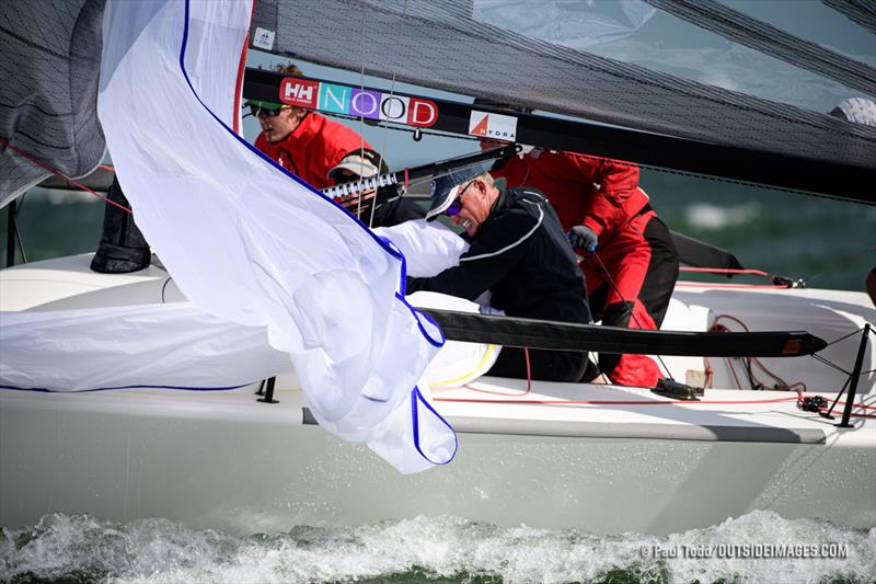 2020 Helly Hansen NOOD Regatta - Saint Petersburg, Florida photo copyright Paul Todd/OutsideImages.com taken at St. Petersburg Yacht Club, Florida and featuring the Melges 24 class