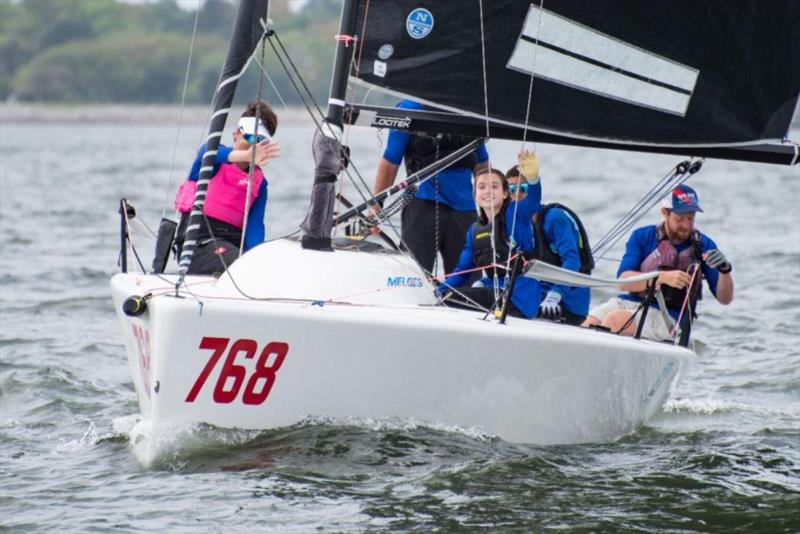 Trainees finish up Charleston Race Week photo copyright Oakcliff Sailing taken at Oakcliff Sailing Center and featuring the Melges 24 class