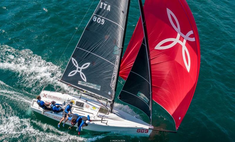 Arkanoe by Montura ITA809 of Sergio Caramel - Melges 24 European Sailing Series 2021 - Event 1 - Malcesine, Italy - photo © IM24CA / Zerogradinord