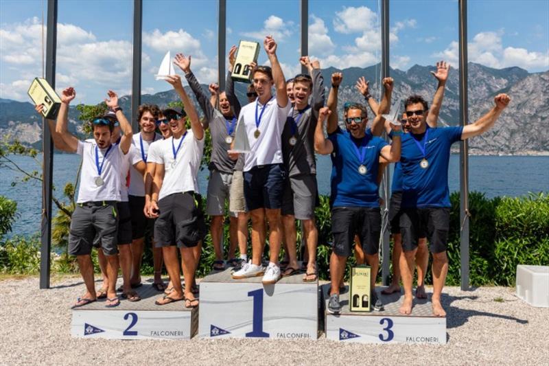 Corinthian Top 3 - Melges 24 European Sailing Series 2021 - Event 1 - Malcesine, Italy photo copyright Zerogradinord taken at Fraglia Vela Malcesine and featuring the Melges 24 class