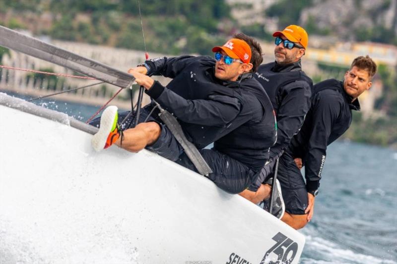 Seven-Five-Nine HUN759 of Akos Csolto - Melges 24 European Sailing Series 2021 - Malcesine, Italy photo copyright Zerogradinord taken at Fraglia Vela Malcesine and featuring the Melges 24 class