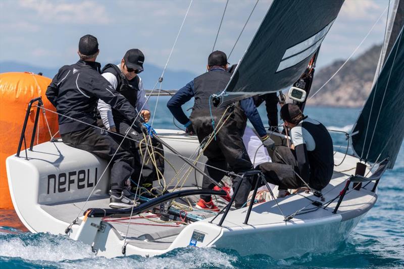 Nefeli GER673 of Peter Karries - Talamone, Italy 2021 - Italian Melges 24 Tour 2021  photo copyright IM24CA / Zerogradinord taken at Fraglia Vela Riva and featuring the Melges 24 class