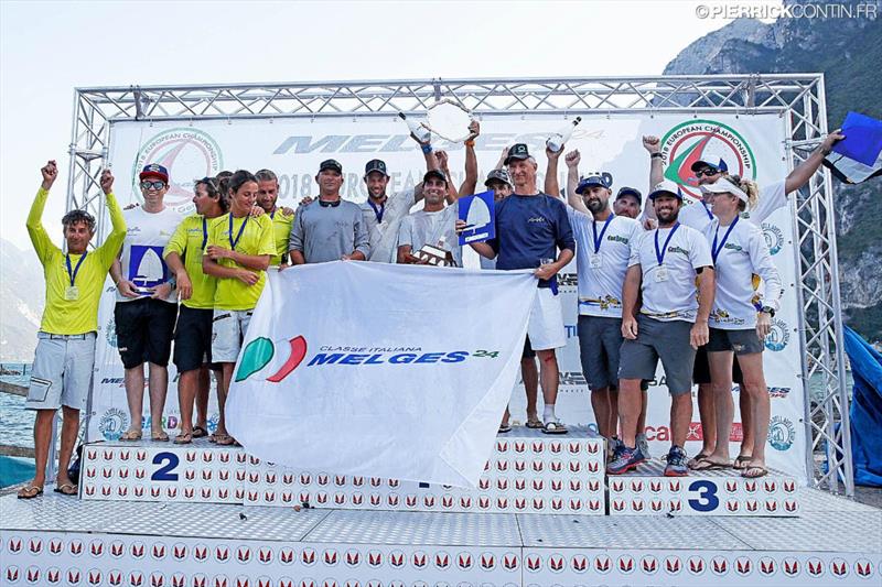 Much coveted Giorgio Zuccoli Trophy has been in the hold of the reigning Melges 24 European Champion - Gianluca Perego's Maidollis (ITA854) with the crew of Carlo Fracassoli, Enrico 'Chicco' Fonda, Stefano Lagi and Matteo Ramian since August 2018 - photo © Pierrick Contin