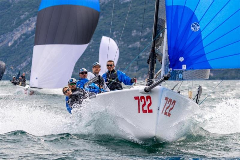 Andrea Racchelli's Altea ITA722 - the winner of the first event of the Melges 24 European Sailing Series 2021 in Malcesine photo copyright IM24CA / ZGN taken at  and featuring the Melges 24 class