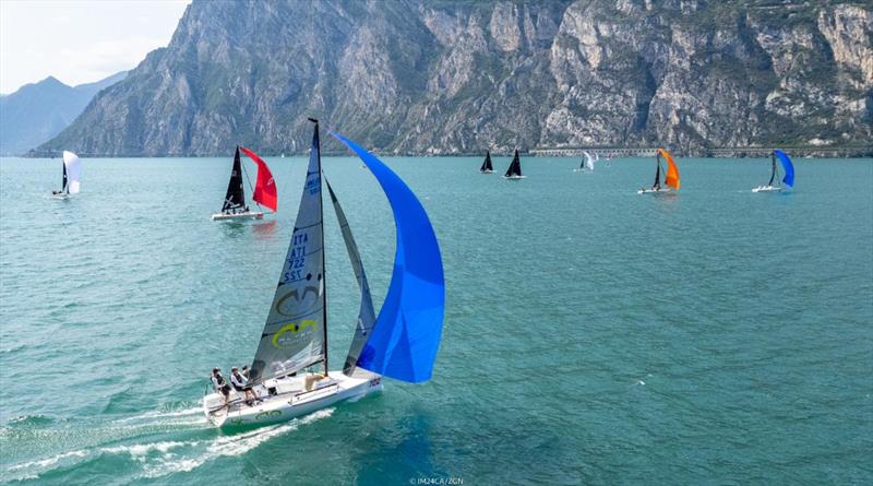 Andrea Racchelli's Altea ITA722 - Melges 24 European Sailing Series 2021 Event 3 - Riva del Garda, Italy photo copyright IM24CA / ZGN taken at Fraglia Vela Riva and featuring the Melges 24 class