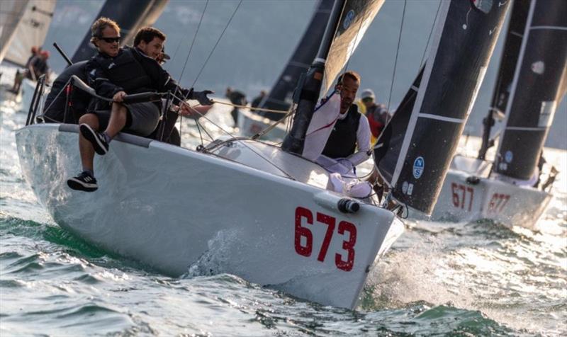 Peter Karrie's Nefeli GER673 - Melges 24 European Sailing Series 2021 Event 3 - Fraglia Vela Riva, Italy - photo © IM24CA / ZGN