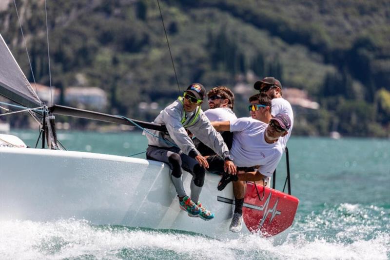 Taki 4 ITA778 of Marco Zammarchi with Niccolo Bertola helming - Melges 24 European Sailing Series 2021 Event 3 - Riva del Garda, Italy photo copyright IM24CA / ZGN taken at Fraglia Vela Riva and featuring the Melges 24 class