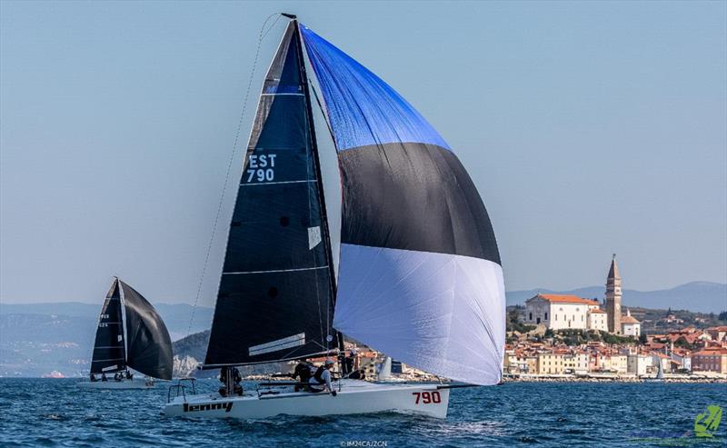 Lenny EST790 of Tõnu Tõniste is the runner-up after Day Two at the Melges 24 European Championship 2021 in Portoroz, Slovenia photo copyright IM24CA / ZGN taken at Yacht Club Marina Portorož and featuring the Melges 24 class