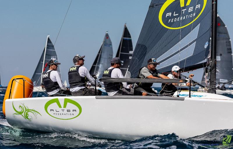 Altea ITA722 of Andrea Racchelli maintains lead after Day Three at the Melges 24 European Championship 2021 in Portoroz, Slovenia photo copyright IM24CA / ZGN taken at Yacht Club Marina Portorož and featuring the Melges 24 class