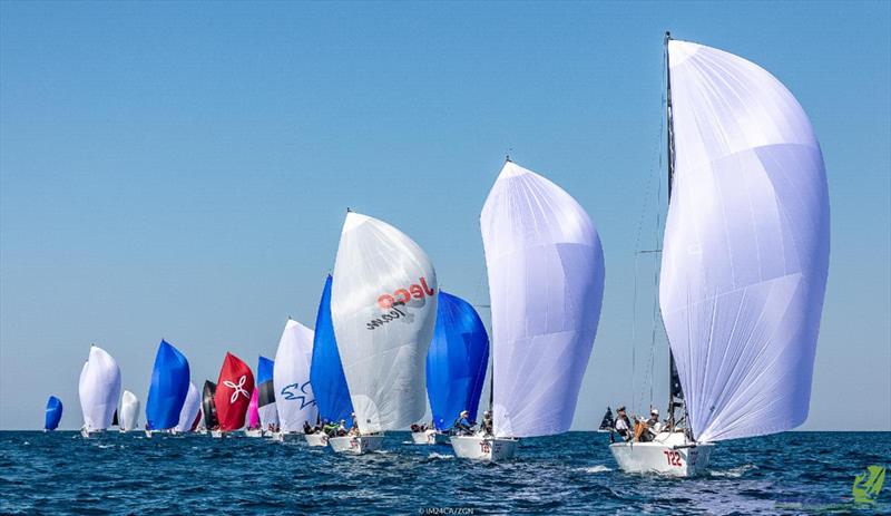 Altea ITA722 of Andrea Racchelli takes a bullet from today's first race and maintains lead after Day Four at the Melges 24 European Championship 2021 in Portoroz, Slovenia photo copyright IM24CA / ZGN taken at Yacht Club Marina Portorož and featuring the Melges 24 class