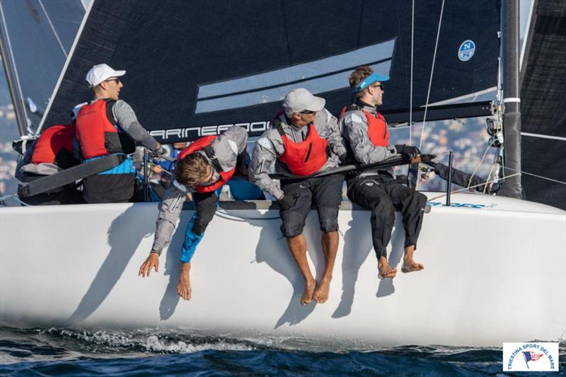 Michael Tarabochia's White Room GER677 (2-10-6) steered by Luis Tarabochia is seated on the fourth place in overall, being the third ranked Corinthian team after Day 1 at the final event of the Melges 24 European Sailing Series 2021 - Trieste, Italy - photo © Michele Rocco