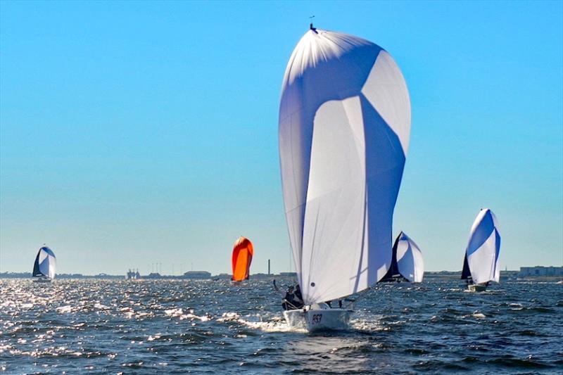 Canadian entry 'Zingara' smoked the fleet in the final race the Pensacola Yacht Club 2021 Melges 24 Bushwhacker Cup for the Atlantic Coast and Gulf Coast Championships. Richard Reid's Melges 24 won race six and the overall Bushwhacker Cup. - photo © Talbot Wilson