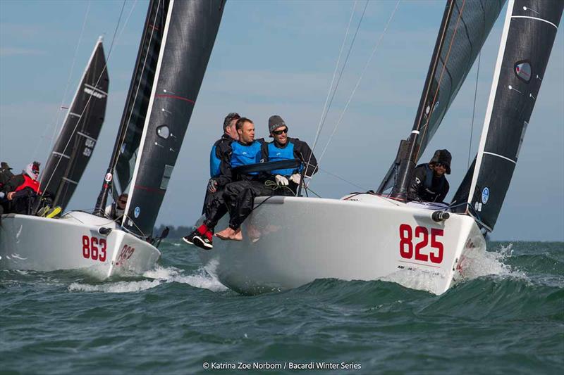 Bacardi Winter Series event 2 - Day 2 photo copyright Katrina Zoe Norbom taken at  and featuring the Melges 24 class