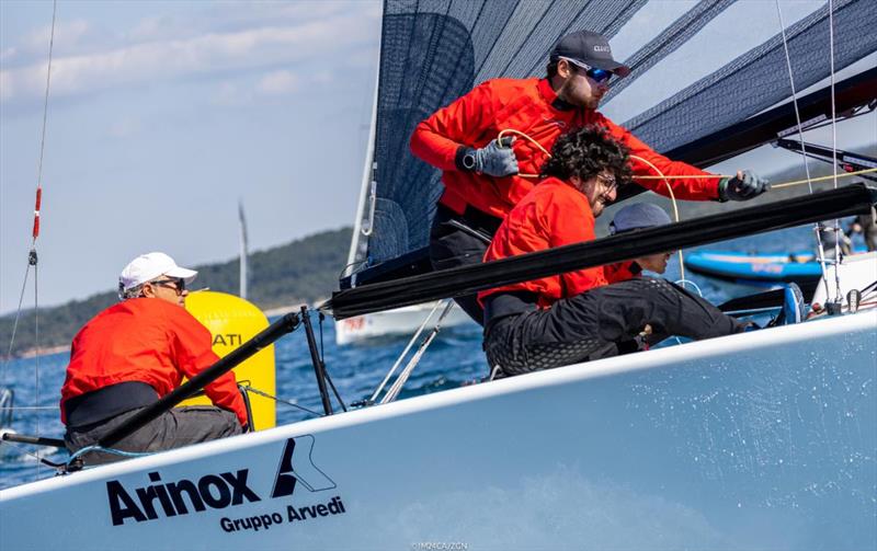 As a newcomer in the Melges 24 class, Italian Marcello Caldonazzo Arvedi's Gilles ITA793 that, helmed by Pietro D'Alí, an Italian legend able to be in the America's Cup, in the Olympic and Whitbread, well assisted by Andrea Trani, achieved sixth place photo copyright IM24CA / Zerogradinord taken at  and featuring the Melges 24 class