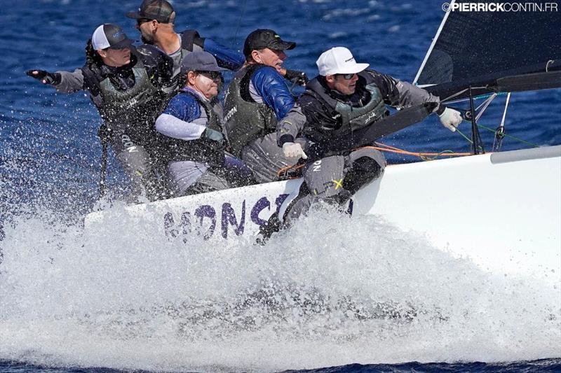 Bruce Ayres and his team of Monsoon - Melges 24 runner-ups at the Melges 24 World Championship 2019 in Villasimius, Sardinia, Italy - photo © Pierrick Contin