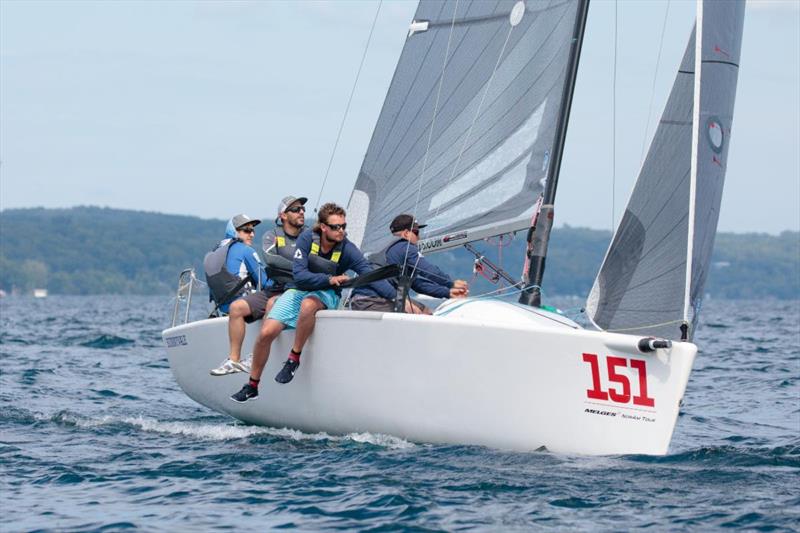 Melges 24 2017 & 2019 North American Champion Sunnyvale (CAN) of Fraser McMillan with Aidan Koster, Alexander Levkovskiy, Ansel Koehn, Kieran Horsburgh - 2022 Melges 24 World Championship photo copyright Bill Crawford - Harbor Pictures Company taken at Lauderdale Yacht Club and featuring the Melges 24 class