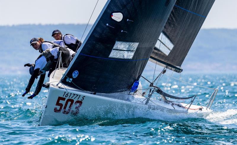 A rather new team Working Girl GER503 of Felix of Felix Stoppenbrink will, for sure, work hard to make a further name for himself on the European stage - Melges 24 European Sailing Series photo copyright IM24CA / Zerogradinord taken at  and featuring the Melges 24 class