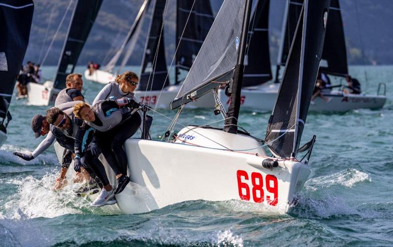 Strambapapa ITA689 of Michele Paoletti completes the provisional podium of the Melges 24 European Sailing Series 2022 photo copyright IM24CA / Zerogradinord taken at  and featuring the Melges 24 class