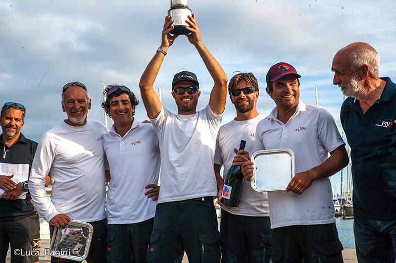 Taki 4 ITA778 - Niccolo Bertola at helm, Giacomo Fossati calling the tactics and Marco Zammarchi, Giovanni Bannetta and Pietro Seghezza in crew - Melges 24 Italian Champions 2022 and the overall and Corinthian winners of Melges 24 European Sailing Series - photo © Luca Babini