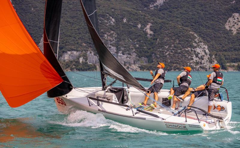 Chinook HUN850 of Akos Csolto photo copyright IM24CA / Zerogradinord taken at Yacht Club Italiano and featuring the Melges 24 class