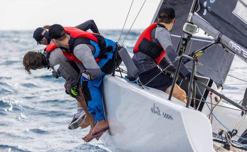 White Room GER677 of Michael Tarabochia - the winner of Race 3 at the Melges 24 European Championship 2022 in Genoa  photo copyright IM24CA / Zerogradinord taken at Yacht Club Italiano and featuring the Melges 24 class