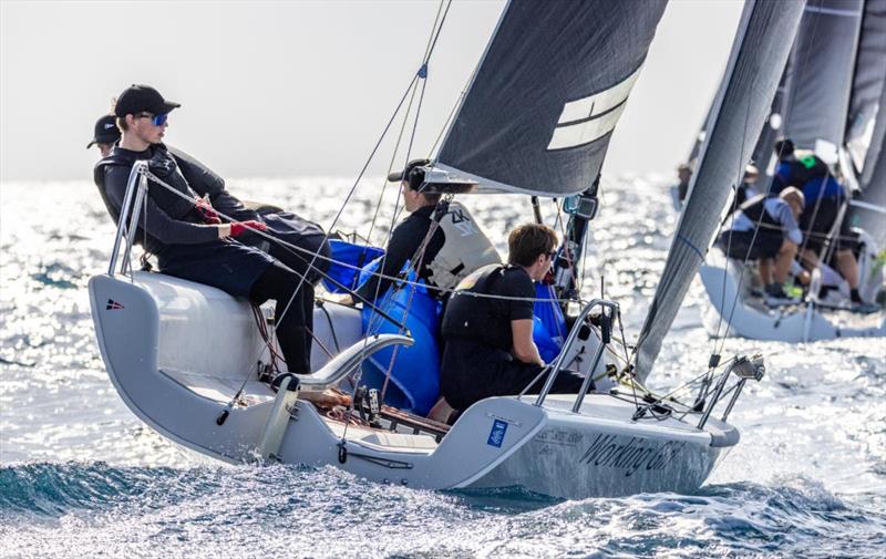 Working Girl GER503 : Felix Stoppenbrink's crew is the youngest among the participants, with the average age of 22.8 years old - Melges 24 European Championship 2022 in Genova - photo © IM24CA / Zerogradinord