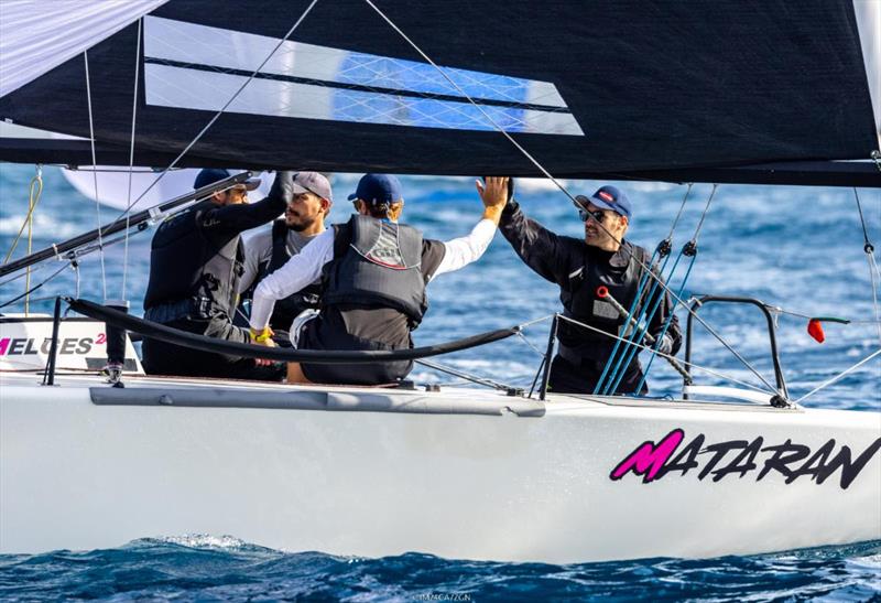 Mataran 24 CRO383 of Ante Botica - Boat of the Day at the Melges 24 European Championship 2022 in Genova on Day Two photo copyright IM24CA / Zerogradinord taken at Yacht Club Italiano and featuring the Melges 24 class