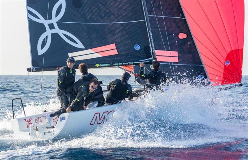 Arkanoe by Montura of Sergio Caramel wins the Race 9 and was awarded as the Corinthian Boat of the Day Four at Melges 24 European Championship 2022 in Genoa on Day Four - photo © IM24CA / Zerogradinord