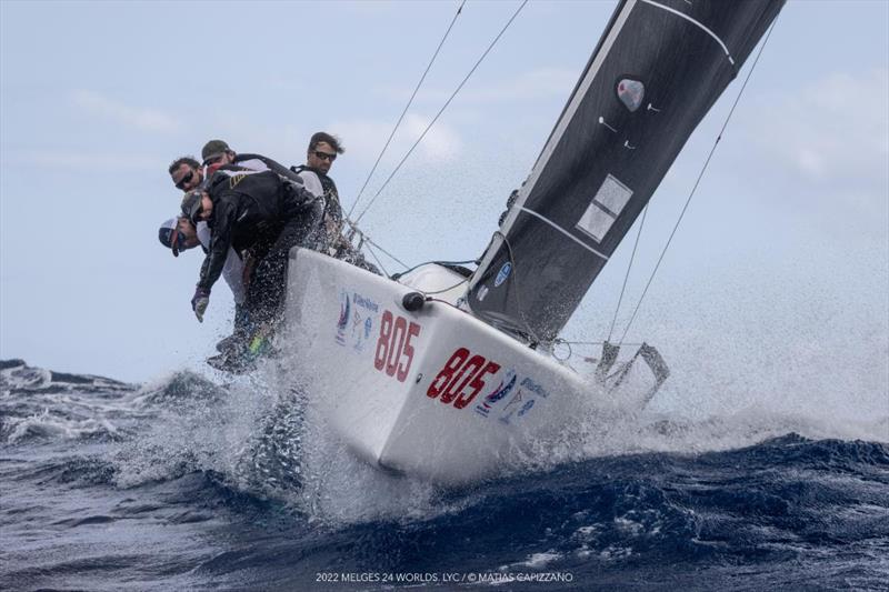 U.S. Melges 24 Class President Megan Ratliff and her helmsman brother aboard Decorum will be among the top all-amateur teams competing at the 2022 U.S. National Championship in Pensacola, Florida photo copyright Matias Capizzano taken at Pensacola Yacht Club and featuring the Melges 24 class