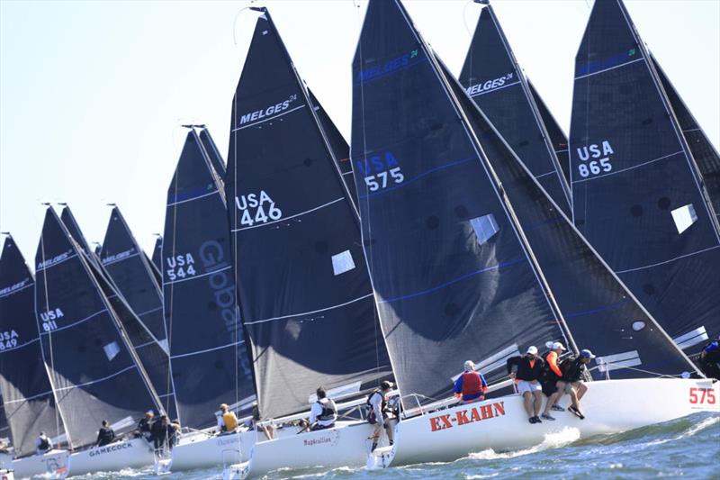 Corinthians encountered super tough and seriously competitive conditions on the opening day of the 2022 U.S. Melges 24 U.S. Nationals at Pensacola Yacht Club - photo © Joy Dunigan