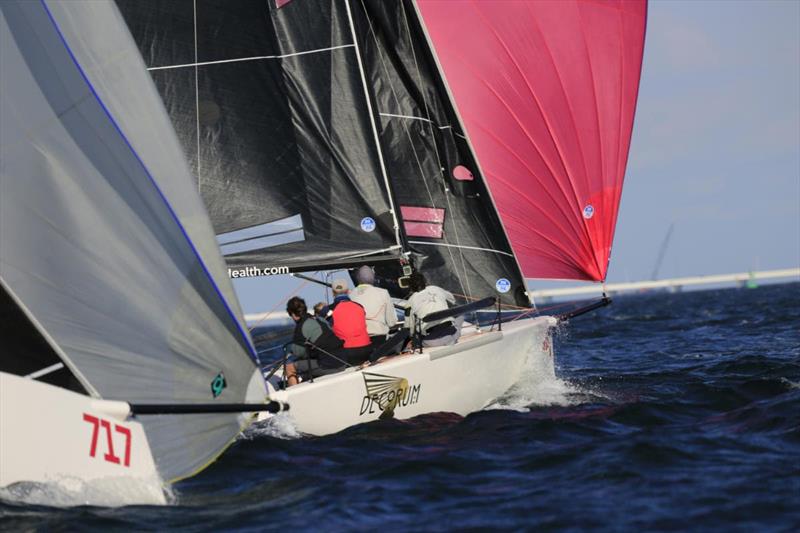 Megan Ratliff's Decorum is no stranger to victory in the Corinthian division, and Friday's performance proved she can win the all-amateur title at the 2022 U.S. Melges 24 U.S. Nationals at Pensacola Yacht Club - photo © Joy Dunigan