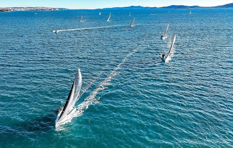 Strilica Zuxu CRO791 with Filip Jurisic, Lovre Perhat, Marko De Micheli Vitturi and Antonio Arapovic won bronze medal in Zadar photo copyright Hrvoje Duvancic / regate.com.hr taken at  and featuring the Melges 24 class