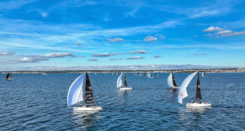 Croatian Melges 24 Nationals organized by Sailing Club Uskok in Zadar saw 21 registered teams from Croatia and Ukraine photo copyright Hrvoje Duvancic / regate.com.hr taken at  and featuring the Melges 24 class