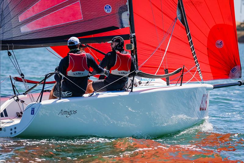 Amigos looking for a downwind advantage - Festival of Sails - photo © Salty Dingo