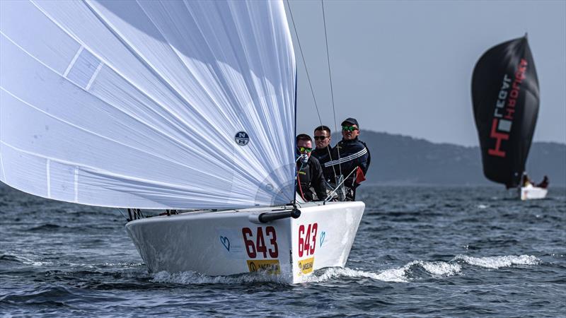 Winner among the Corinthian division at the Biograd CRO Melges 24 - Tutta Forza (Marin Jakovcev, Jakov Sokota, Niko Jakovcev and Lovre Grzunov) - photo © Hrvoje Duvancic / regate.com.hr