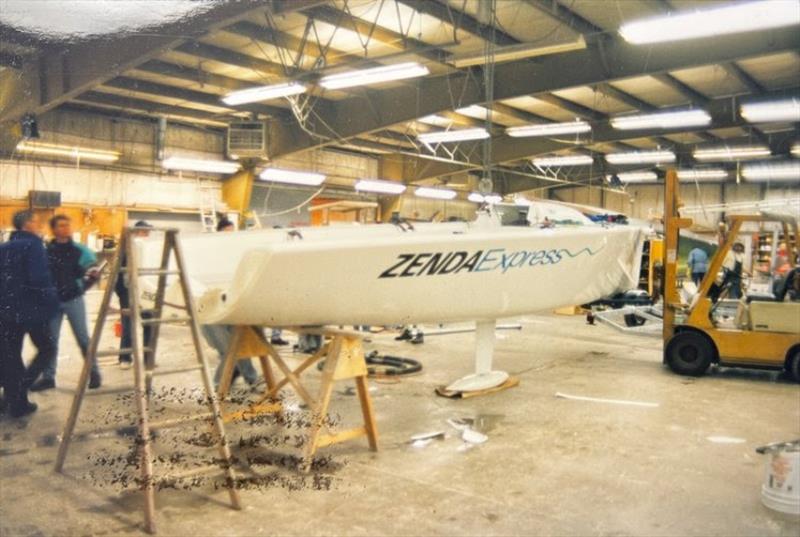 Early factory images show the Melges 24 being prepared to wow in Key West, Florida. Magic, according to Burdick is when preparation meets opportunity. So true for the Melges 24 - photo © U.S. Melges 24 Class Association