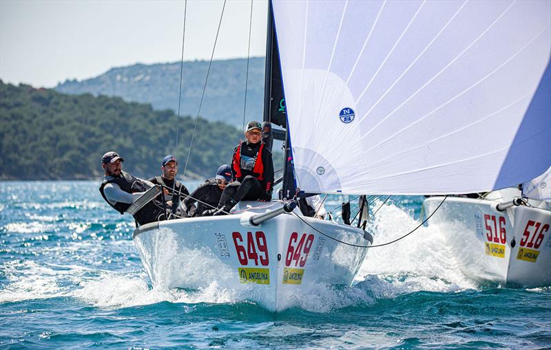 Mataran 24 CRO649 (Ante Botica , Ivo Matic, Mario Škrlj, Damir Civadelic, Miro Šangulin)  current European Corinthian champion in Melges 24 - CRO Melges 24 Cup - photo © Hrvoje Duvancic