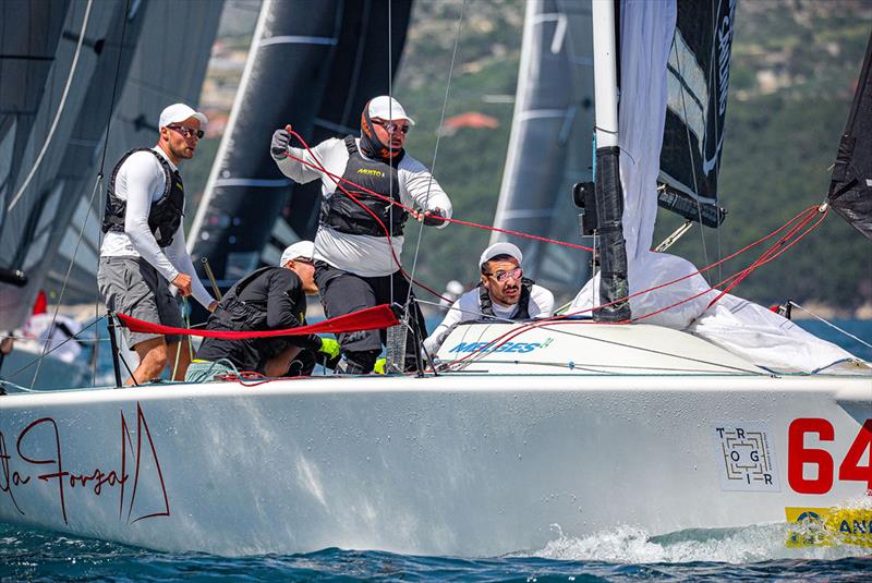 Tutta Forza CRO643 of Marin Jakovcev with Jakov Sokota, Niko Jakovcev and Lovre Grzunov - CRO Melges 24 Cup 2023 Event 4 in Trogir - photo © Hrvoje Duvancic