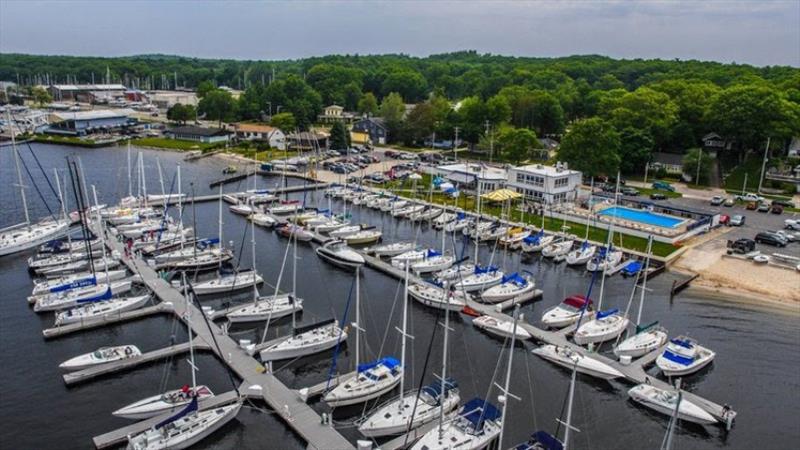 Established in 1934, Muskegon YC is located on the South shore of Muskegon Lake, just one mile from the channel to Lake Michigan. The unique location offers MYC members and their guests easy access to Lake Michigan, making the most of your time on water photo copyright U.S. Melges 24 Class Association taken at Muskegon Yacht Club and featuring the Melges 24 class